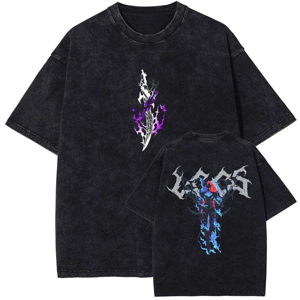 Solo Leveling Igris Vintage Anime T-Shirt