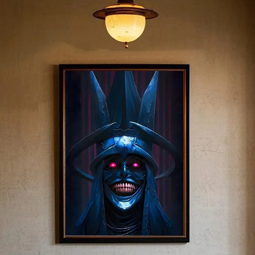 Solo Leveling Statue Smile Poster